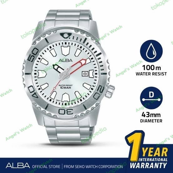 jam tangan alba original pria AG8M09X1 AG8M09