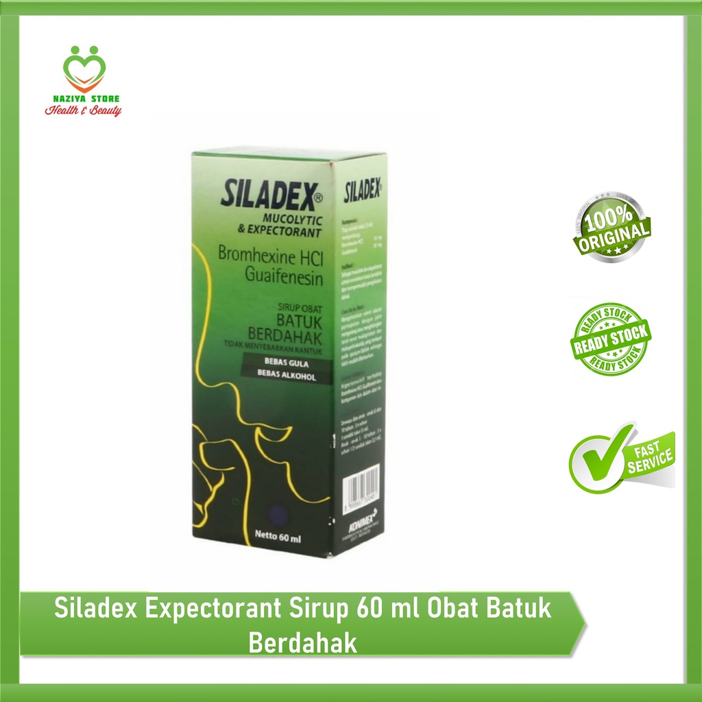 Jual SILADEX HIJAU Sirup Obat Batuk Berdahak 60 ml | Shopee Indonesia