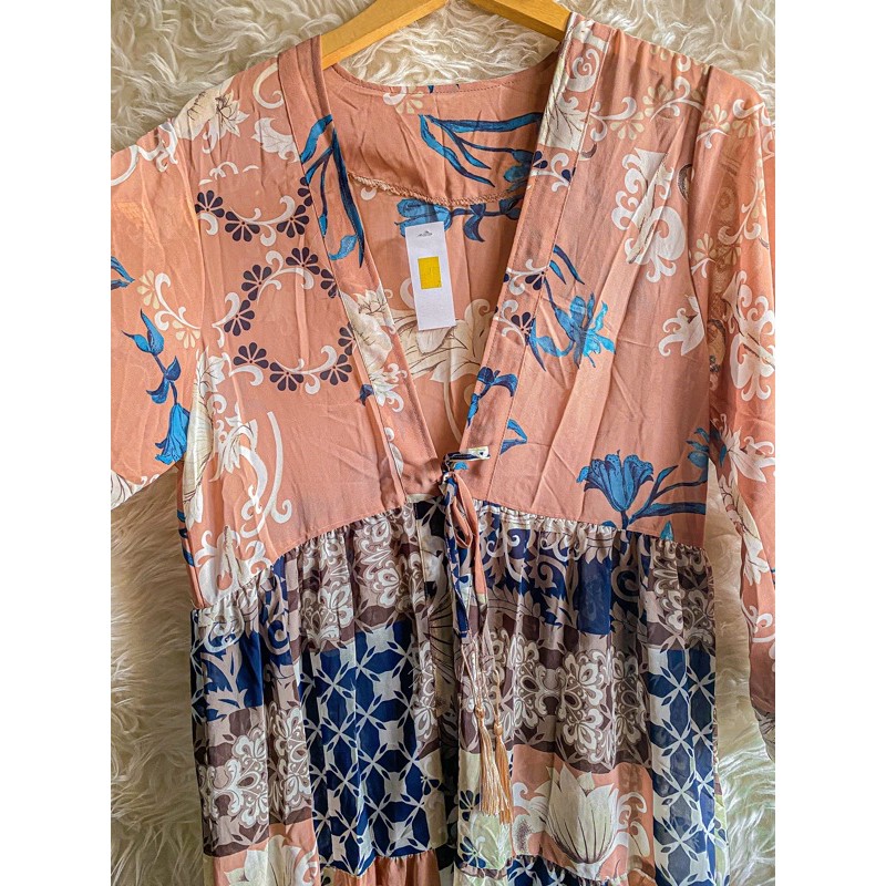 New : Outer batik dress