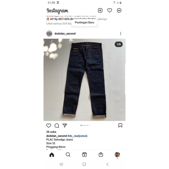 PLAC jeans Selvedge