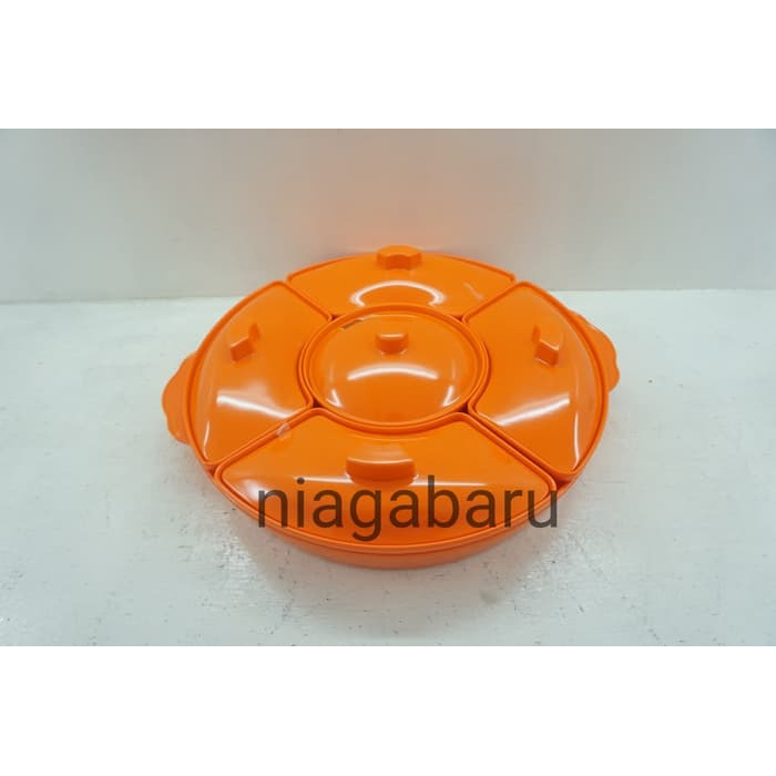 FLASH SALE - PARTY SET MELAMIN PS-0201 18 INCI WADAH SAJI PRASMANAN MELAMINE GOLDEN