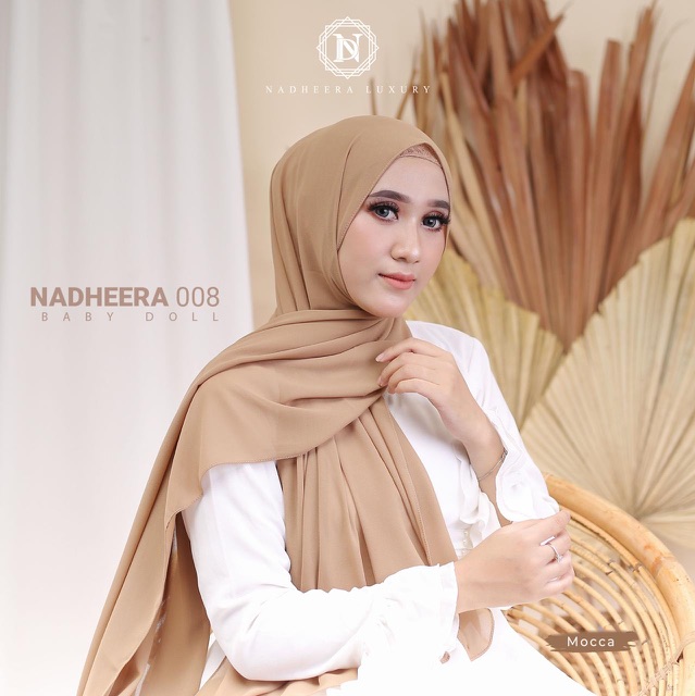 Hijab pashmina Nadheera N-08 Free Tuspin