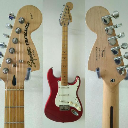 squier stratocaster standard series MII candy apple Murah