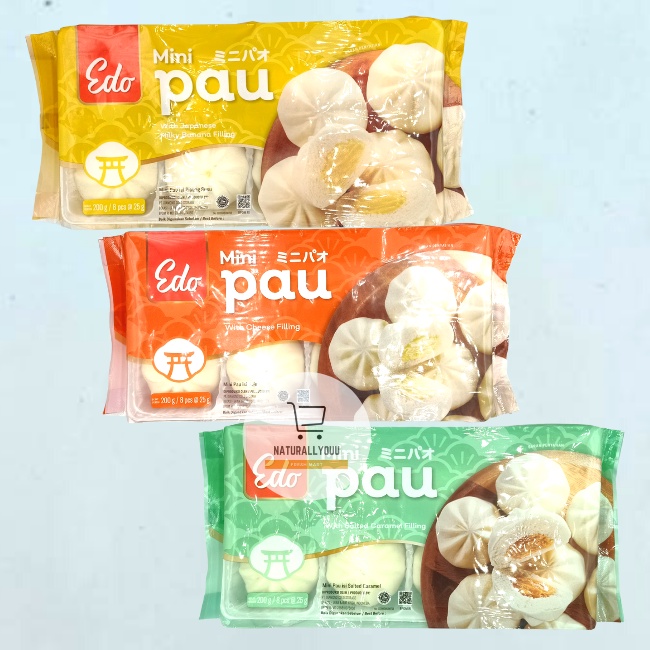 Edo Mini Pau Japanese Edition 200Gr (Banana/Salted Caramel/Cheese)