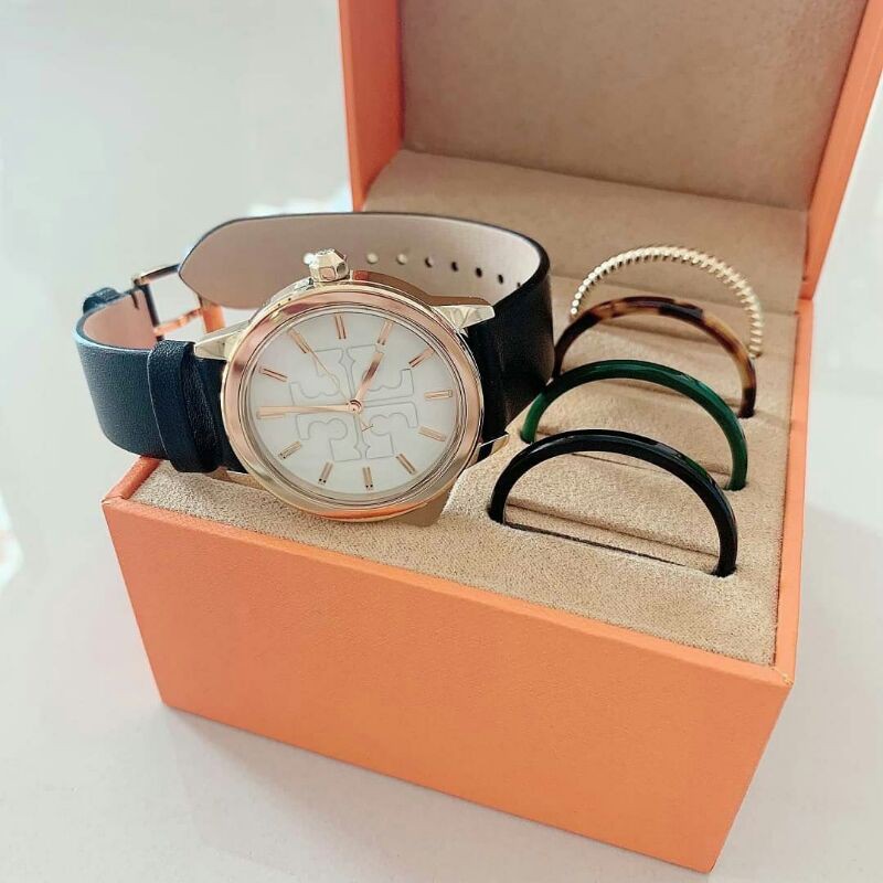 JAM TANGAN WANITA TORY BURCH STRAP LEATHER