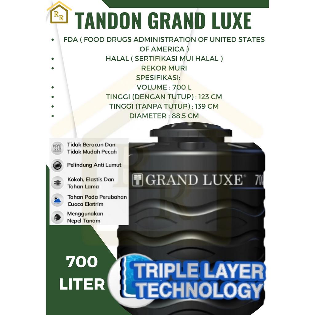 TANGKI/ TANDON/ TOREN AIR GRAND LUXE 700/ 700 LITER/ READY/ TERMURAH