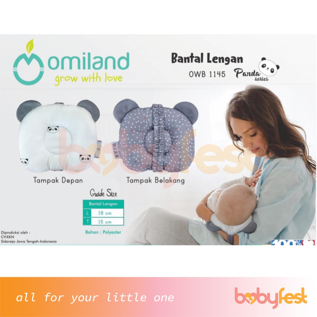 Omiland Bantal Bayi Peang Karakter