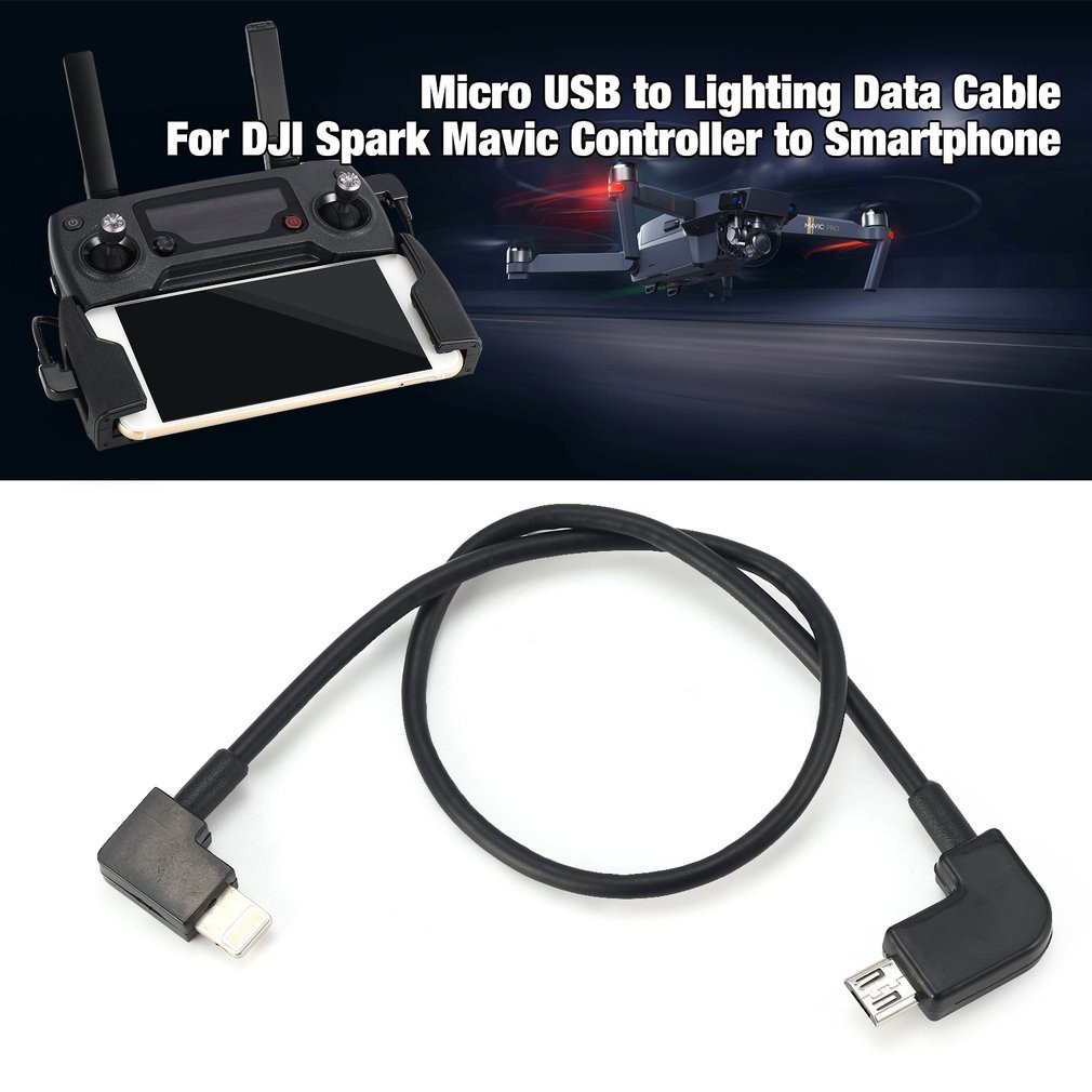 Kabel Data Micro USB to Lighting Data Cable Line For DJI