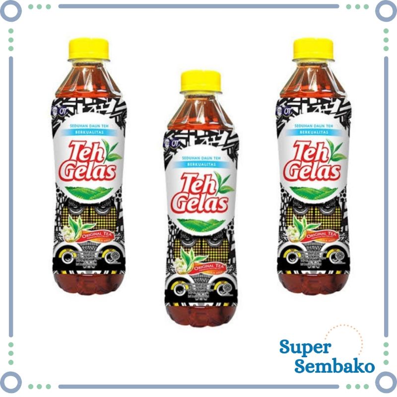 MINUMAN SEGAR TEH GELAS 350ml KEMASAN BOTOL