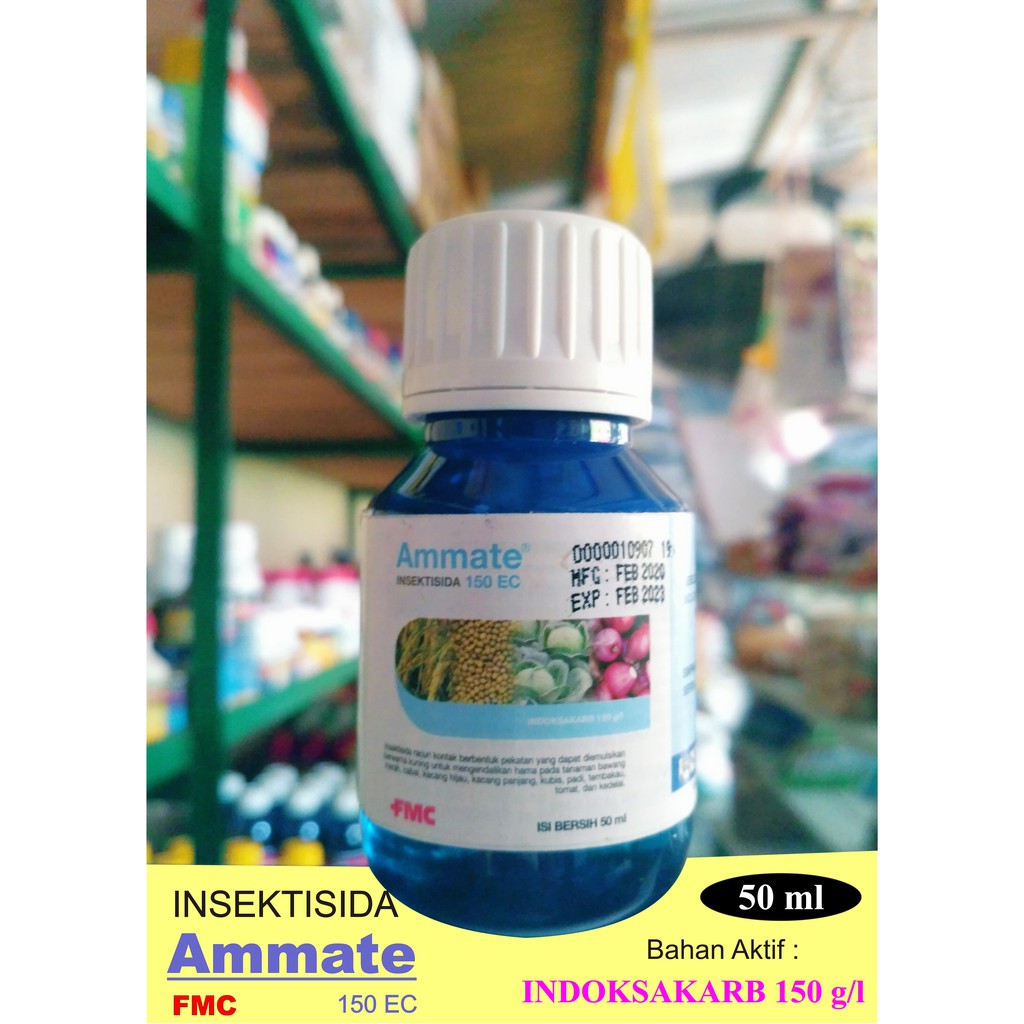 Insektisida AMMATE 50 ml Bahan Aktif Indoksakarb 150 g/l