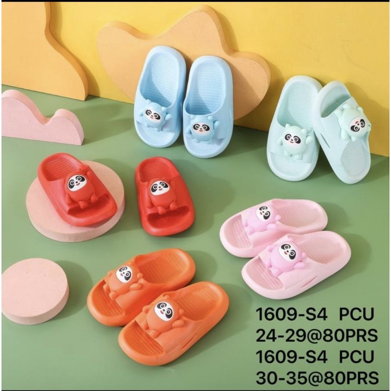 SANDAL IMPORT ANAK PANDA KARET LENTUR BALANCE 1609-S4