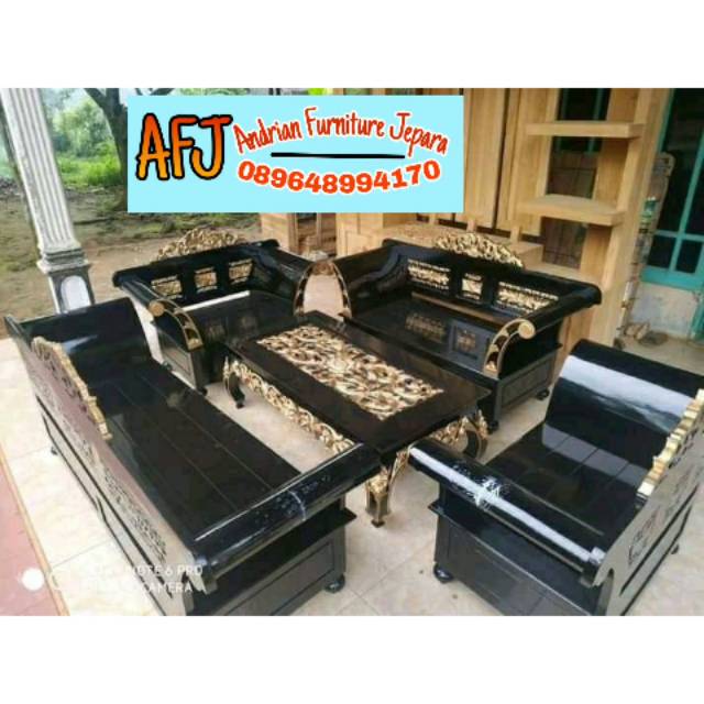 Kursi tamu jati kursi tamu Madura dari kayu jati