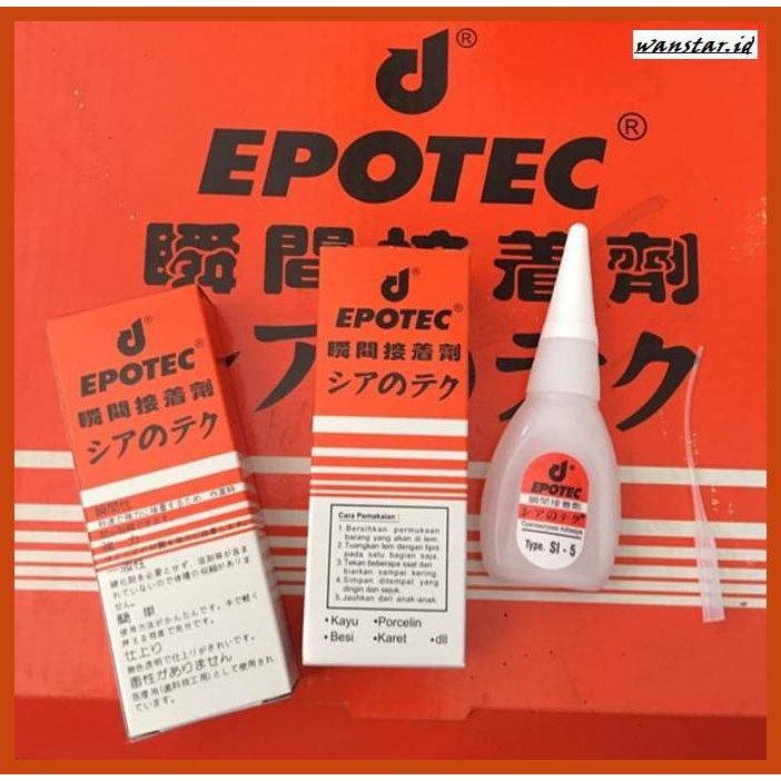 

TAKEREP- LEM EPOTEC LEM KOREA POWER GLUE LEM SERBAGUNA1 BOX ISI 50 PCS -TNALAES-EPAT.