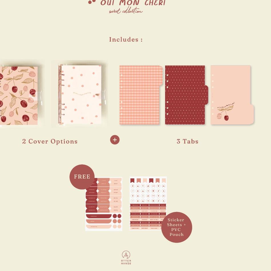

Ready Irit Otterhands Co. A5 Clear 6 Ring Binder
