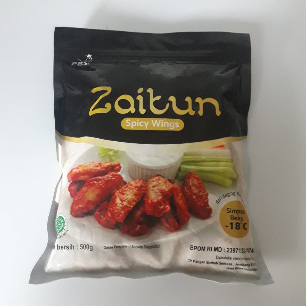 

READY SPICY WING MERK ZAITUN UK 500GR