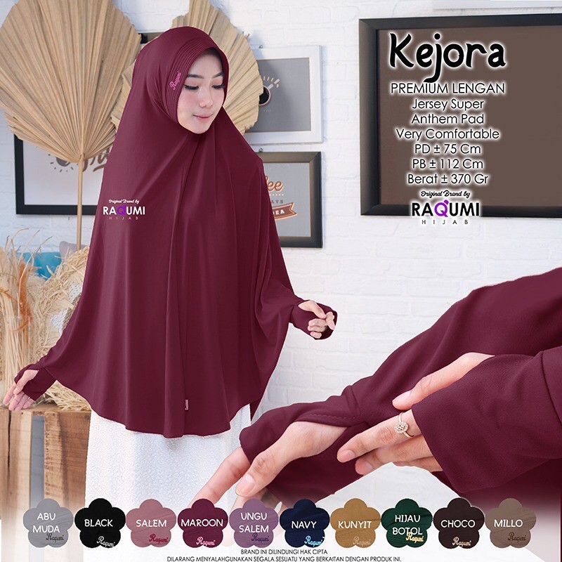[Original Raqumi] Kejora Premium Lengan by Raqumi Hijab
