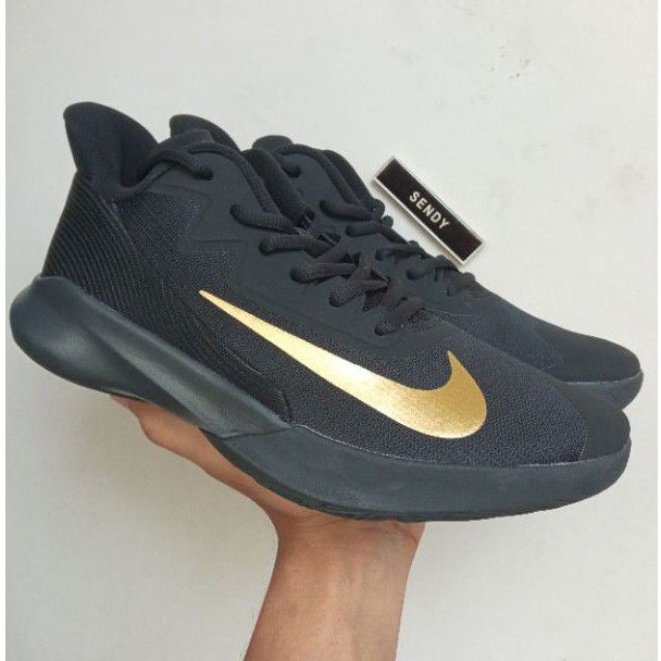 nike precision 4 black gold