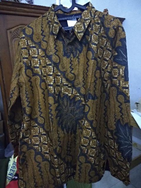 Nona Rara - Bruno L0001, Kemeja Batik Pria Modern Nonarara