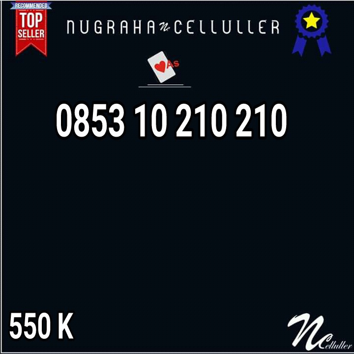 Nomor Cantik Kartu As Double ABC Kembar 0853 10 210 210 Murah