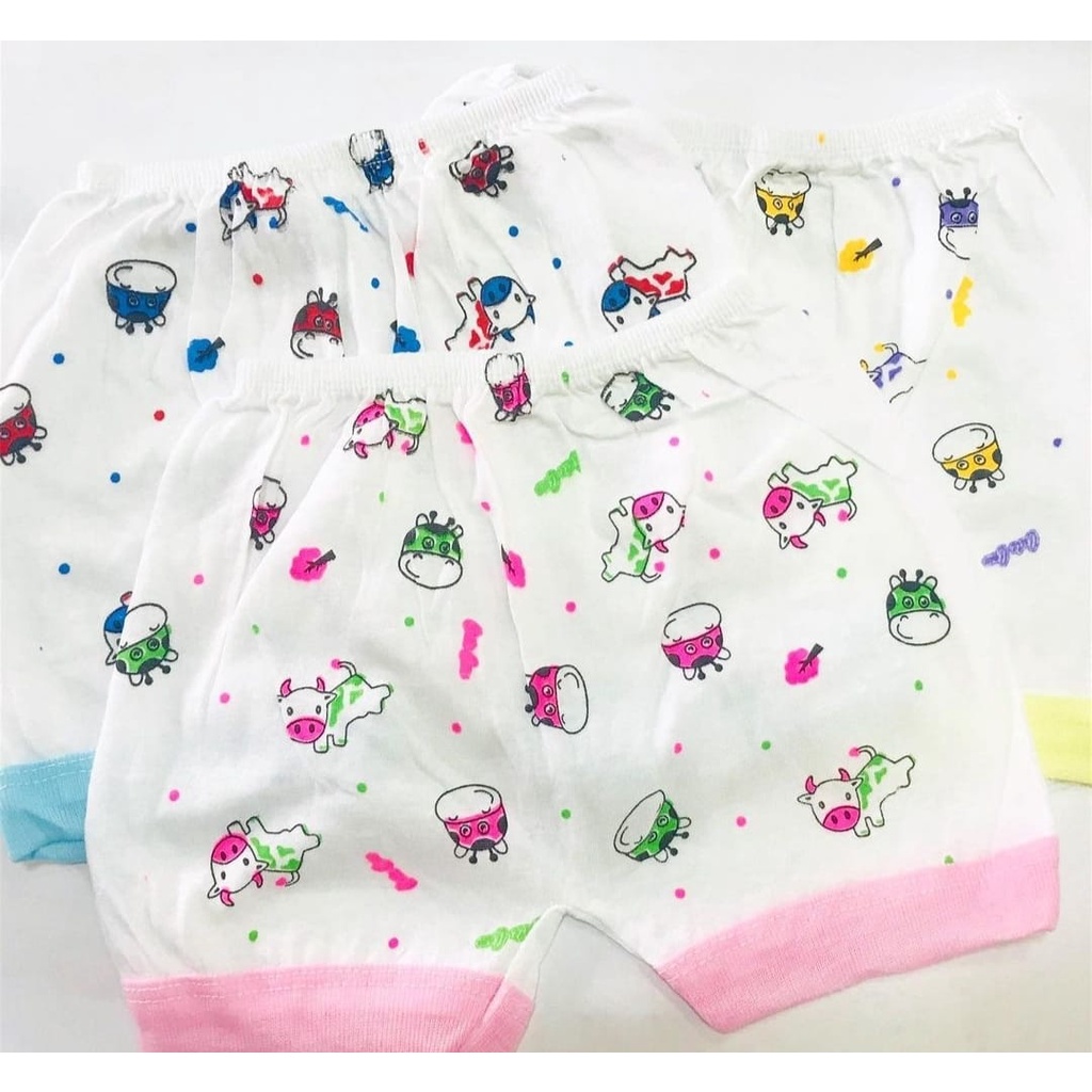 6pc celana bayi pop persegi lucky time/celana baby lucky time/celana pop persegi murah