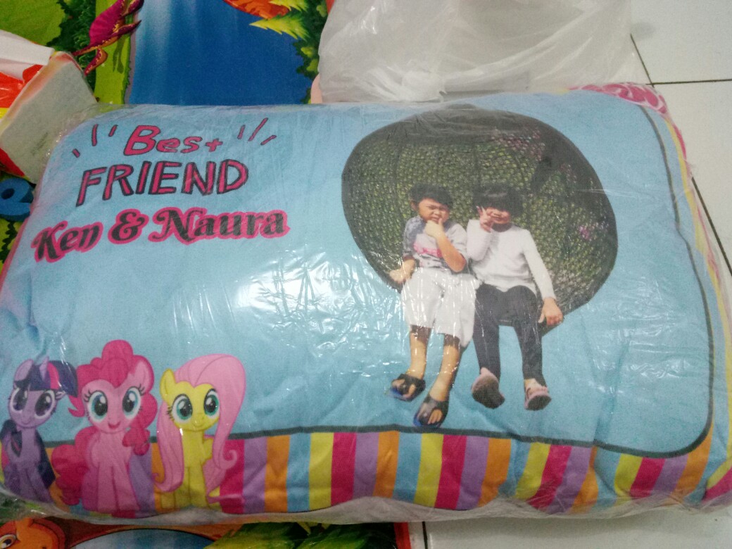 (pre Order) Bantal Foto Ukuran 40x60