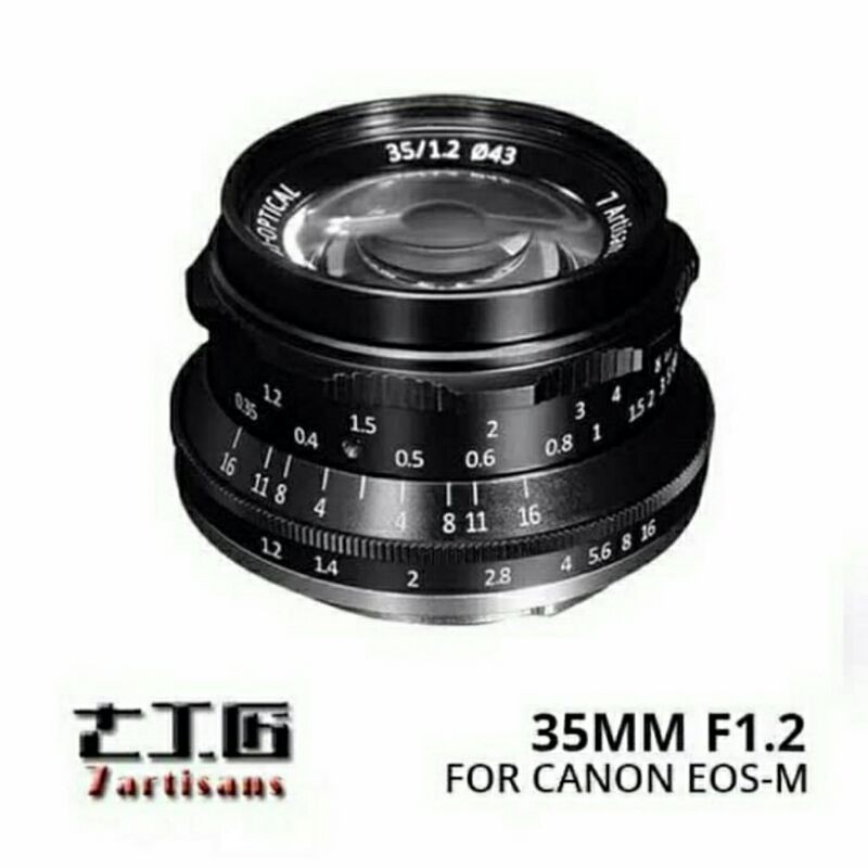 7ARTISANS 35MM F1.2 FOR CANON EOS M