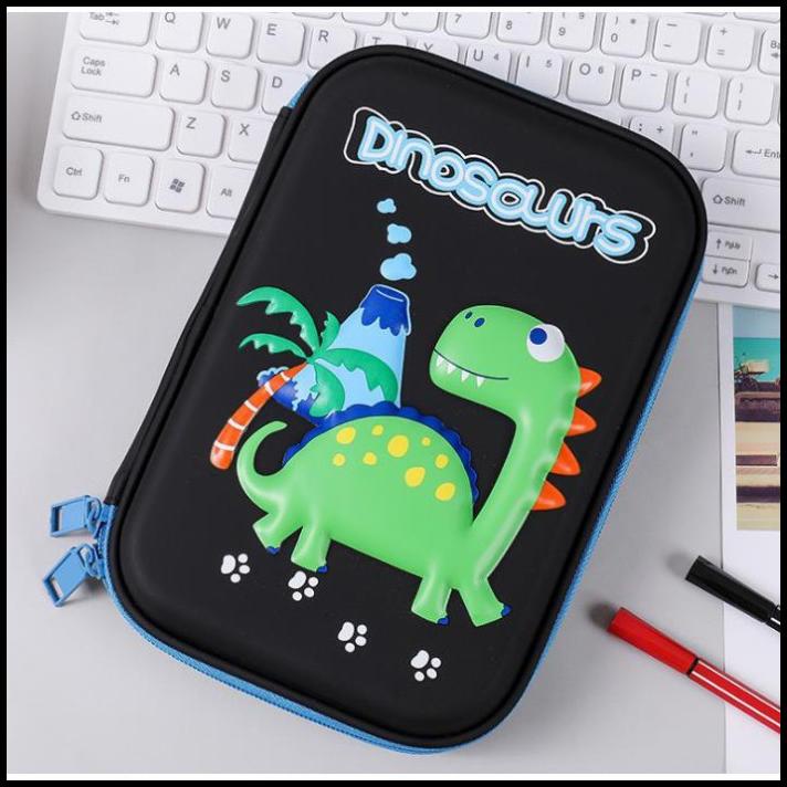 

Kotak Tempat Pensil Dinosaurus Pencil Case Dino Kartun Timbul Import