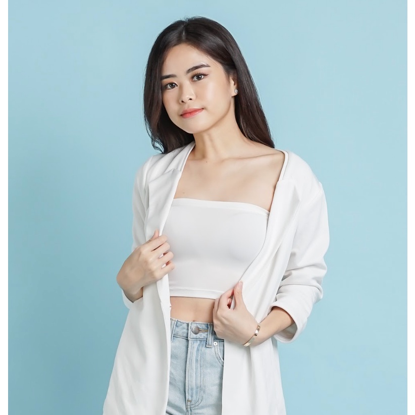 MODAVIE - CHLOE Tube Crop Top Kemben Pendek Wanita