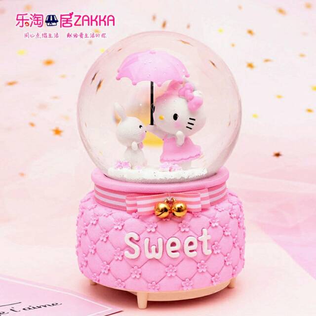 Bola salju kitty /bola salju doremon /bola kristal /bola lampu