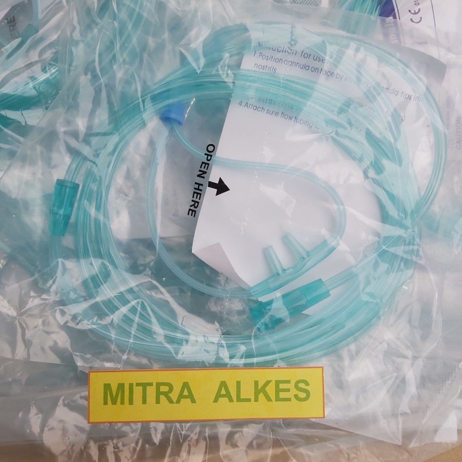 Nasal Oxygen Dewasa. Nasal Oxygen Cannula ADULT. Selang Oksigen Dewasa. Selang o2. Selang Oxygen