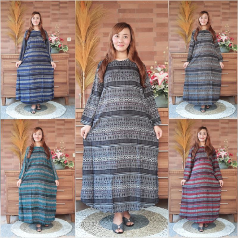 TERMURAH !!! HOME DRESS GAMIS RAYON TIE DYE BUSUI FRIENDLY