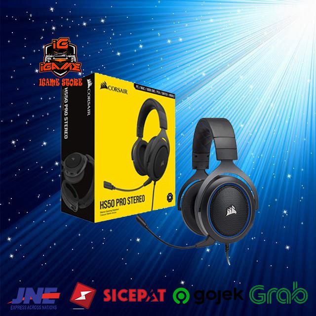 READY TERBARU Gaming Headset - Corsair HS50 Pro Stereo