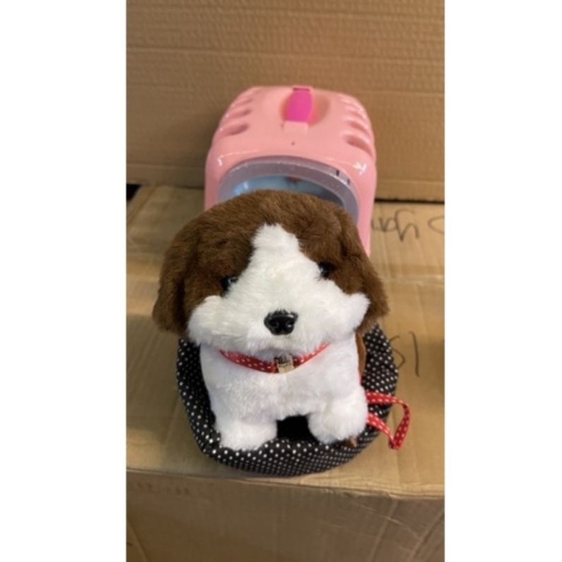 Mainan anak boneka dogi / anjing bisa berjalan &amp; bunyi guguk