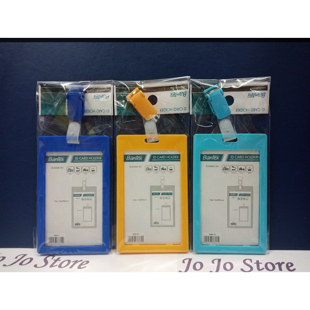 

ID Card Holder With Clip Portrait - Bantex