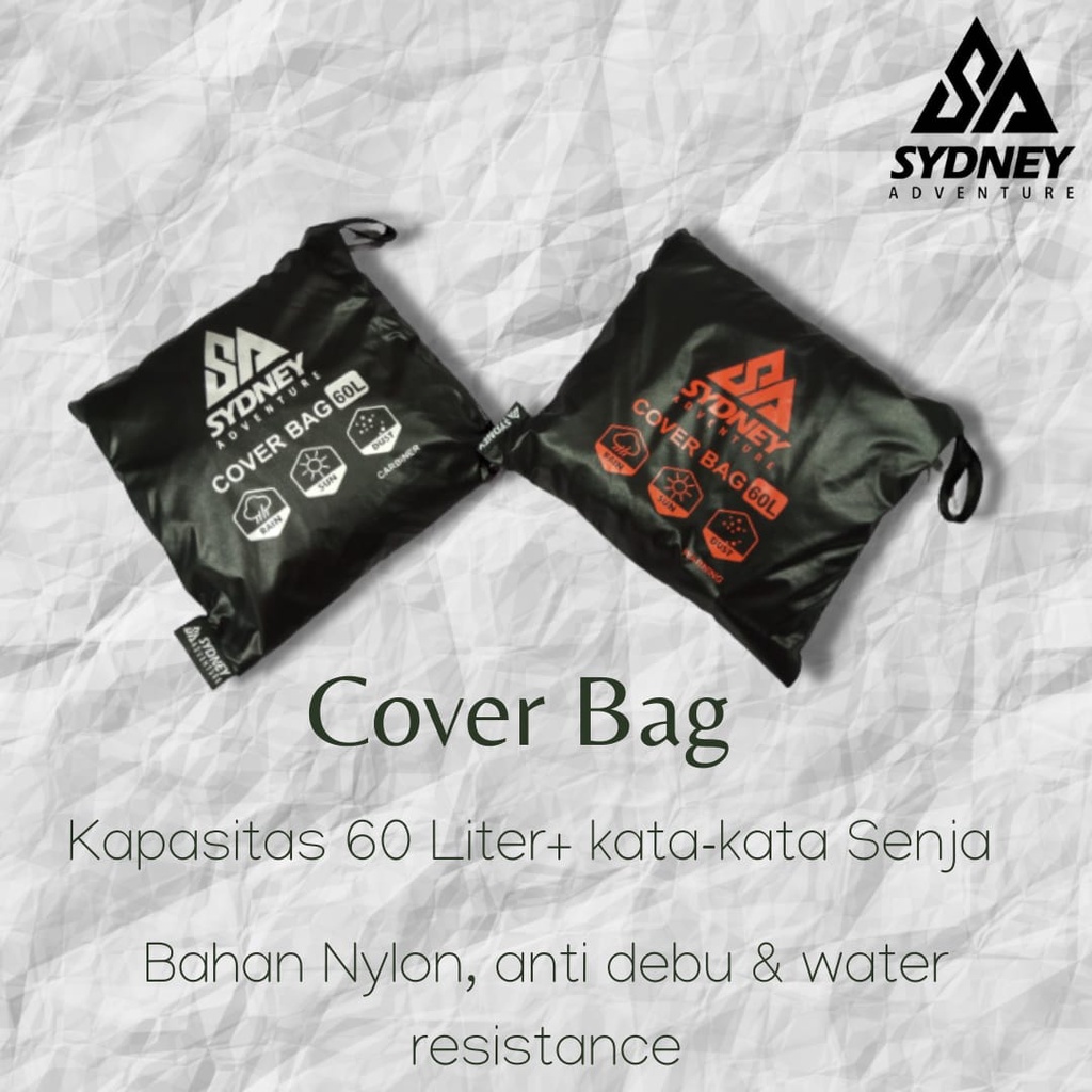 Raincover / coverbag jas hujan tas sydney adventure