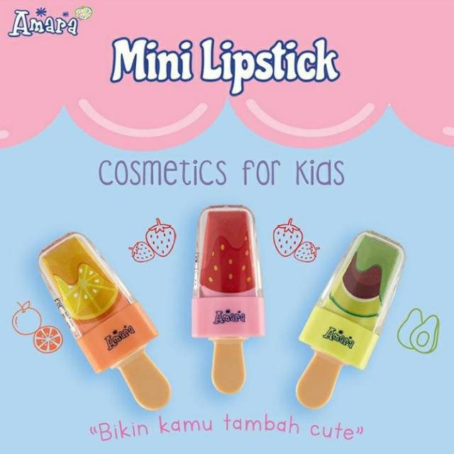 Amara Mini Lipstick for Kids - Lipstik Anak Perempuan