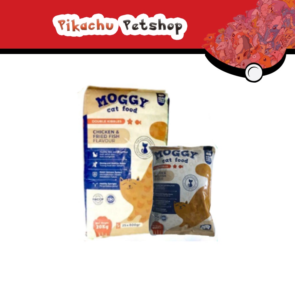 Makanan Kucing MOGGY CAT FOOD 20kg