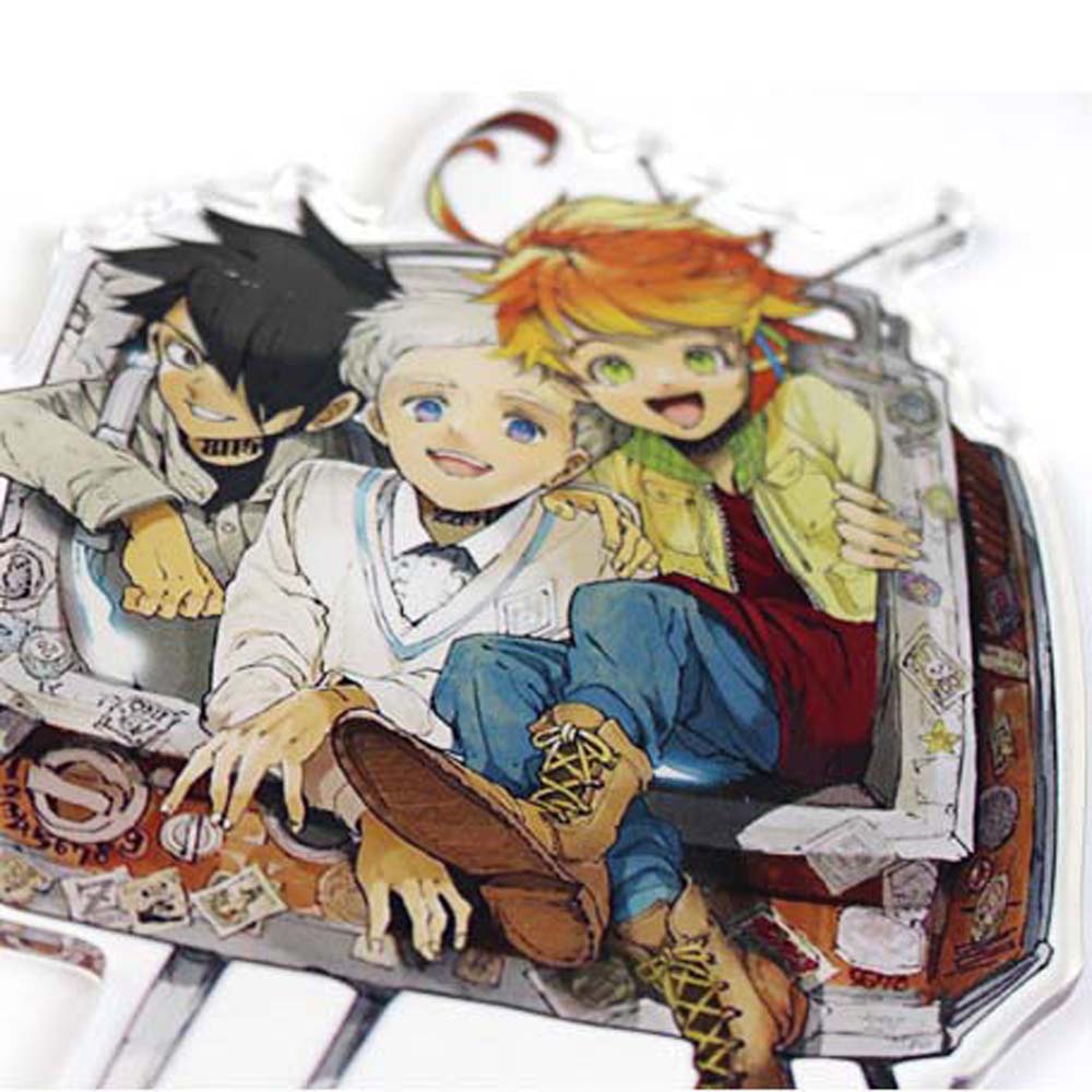 Lanfy Mainan Action Figure Model Kartun Anime The Promised Neverland Bahan Akrilik Untuk Dekorasi