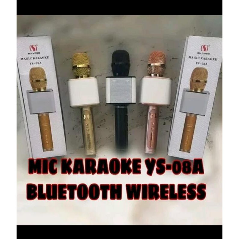 Super Mic Su-Yosd Ys-08A Bluetooth Wireless Karaoke Smule Ktv Original Sale