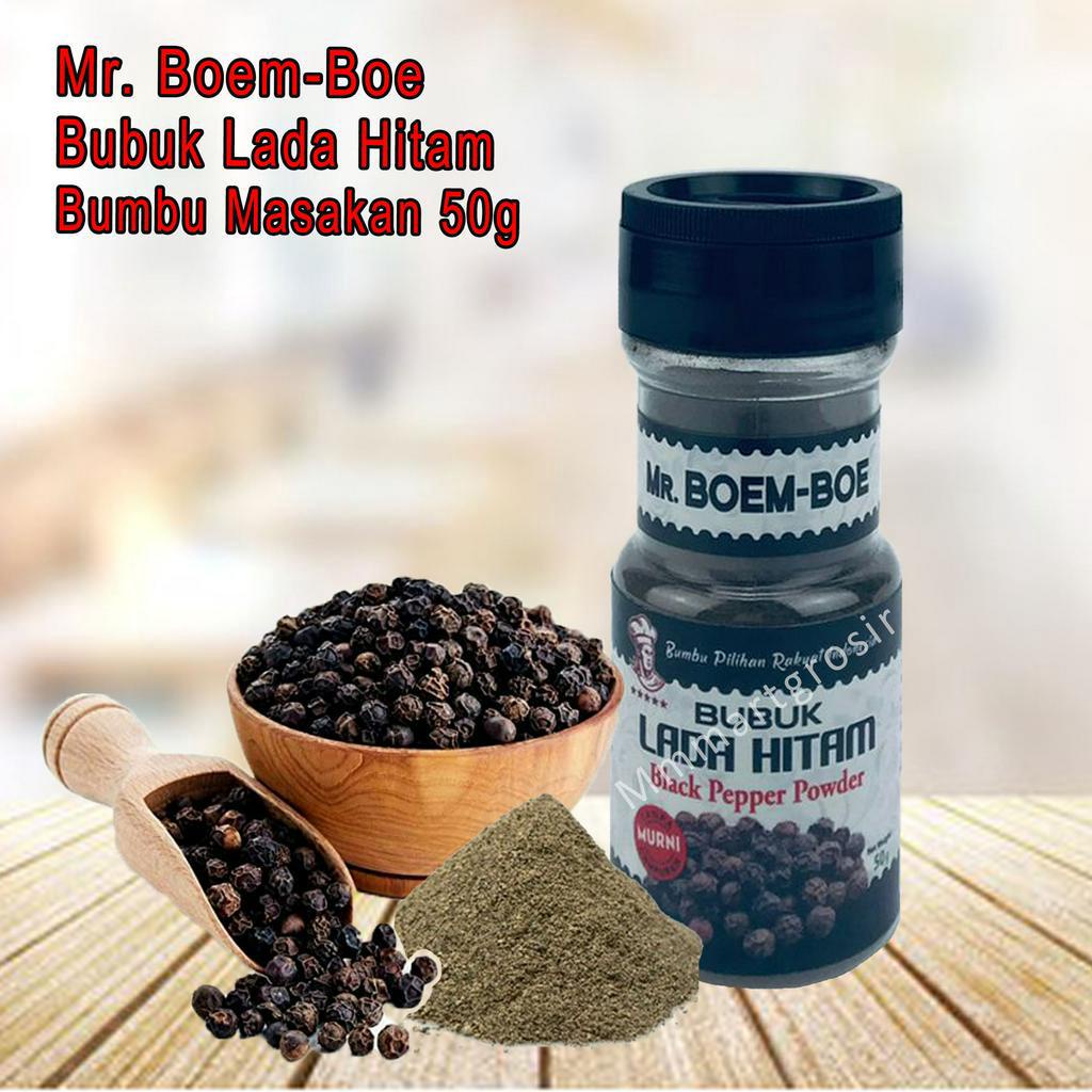 

Mr. Boem-Boe / Bubuk Lada Hitam / Bumbu masakan / 50gr