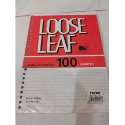 

loose leaf b5. 100