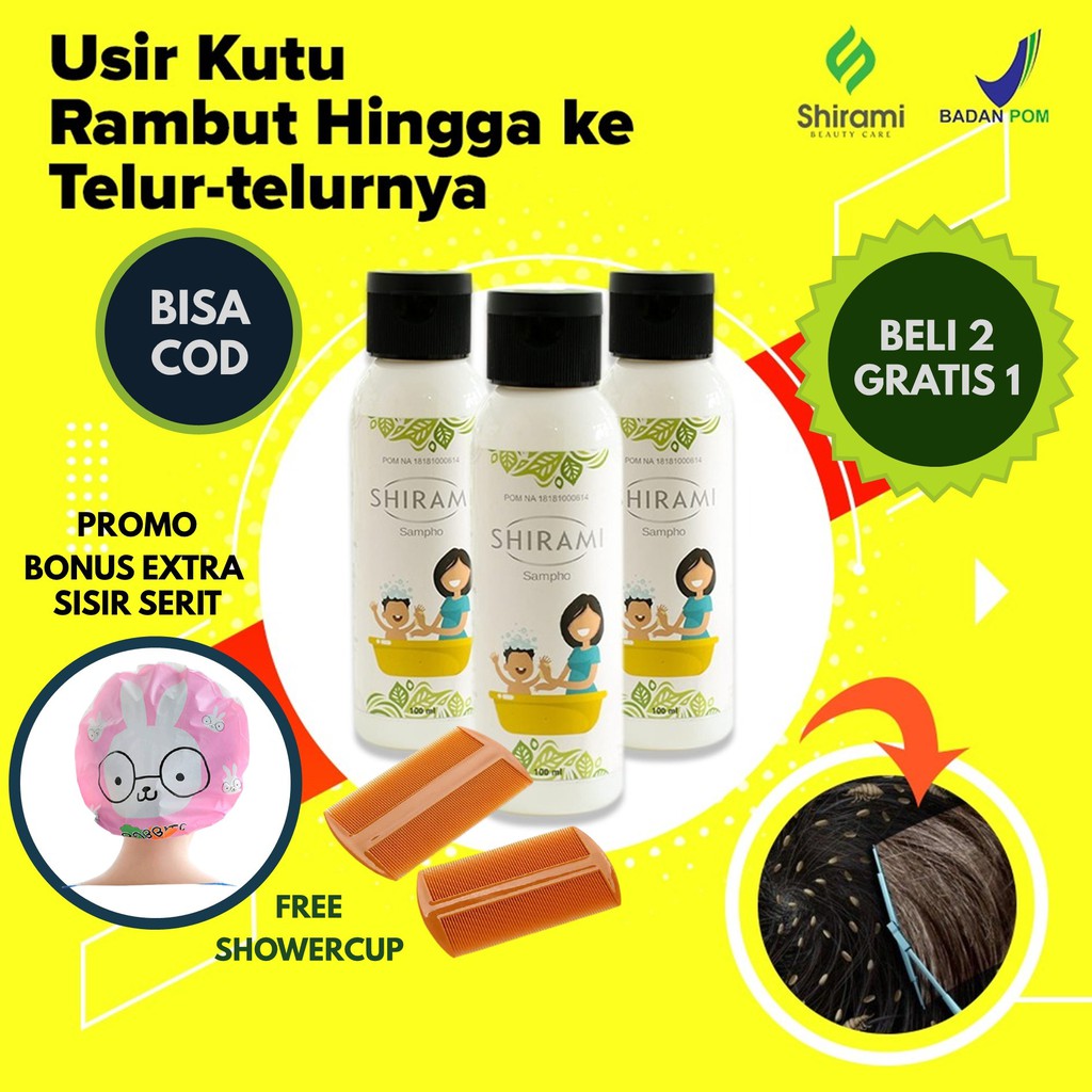 Shirami Shampo Kutu Rambut Shampoo Herbal Shirami Anti Kutu Untuk Anak ...