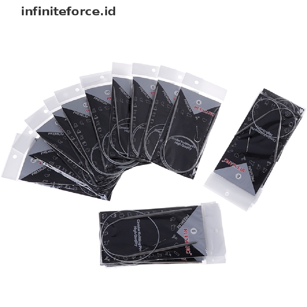 (Infiniteforce.Id) 11pcs / Set Jarum Kait Rajut Crochet Bahan Stainless Steel 6-16