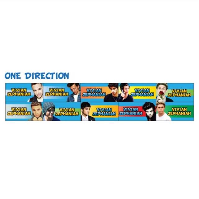 

Label Nama One Direction Waterproof