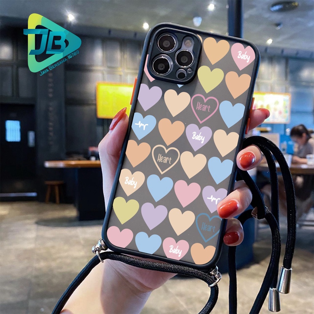 SOFTCASE SLINGCASE DOVE LOVE LOVE OPPO VIVO SAMSUNG XIAOMI REALME IPHONE ALL TYPE JB5082