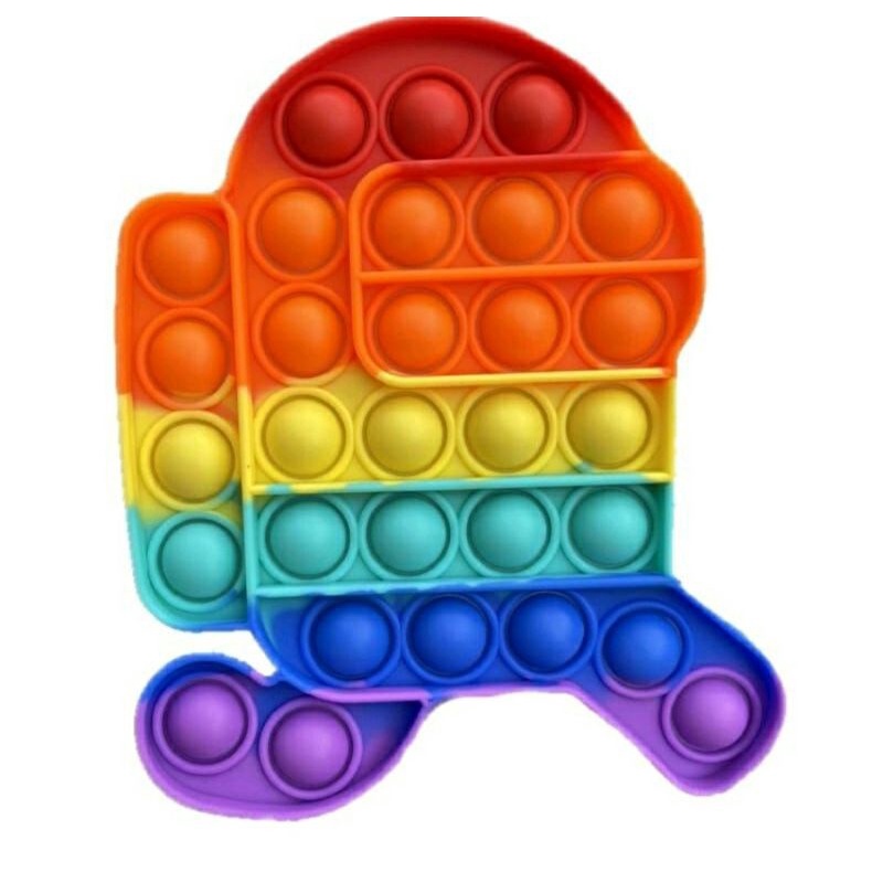 POP IT MAINAN ANAK VIRAL | DIAMETER 11-12 CM-Among lari