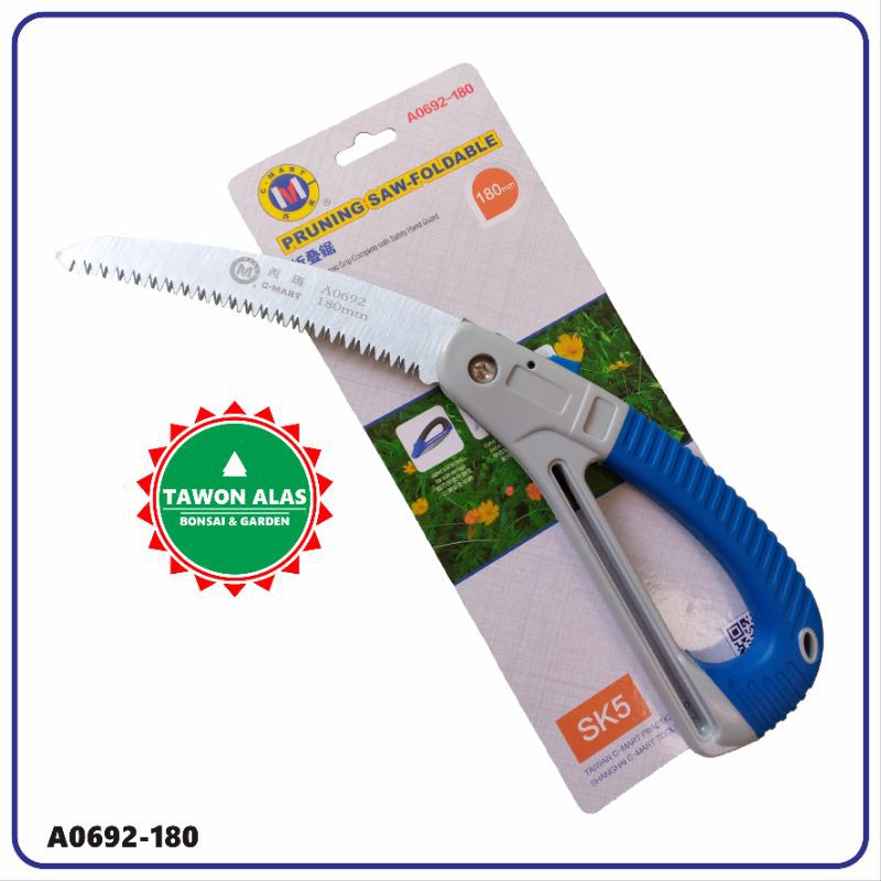 Gergaji Lipat Super Tajam Bahan SK-5 Original Asli Berkualitas Folding Saw Bagus Bonsai Tanaman Hias