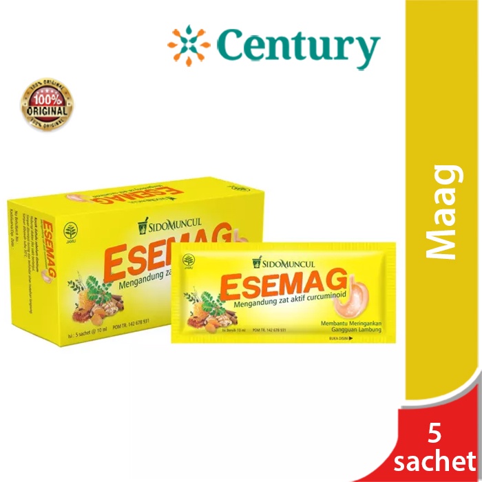 Sidomuncul Esemag 10ml isi 5 Sachet / Mual / Asam Lambung