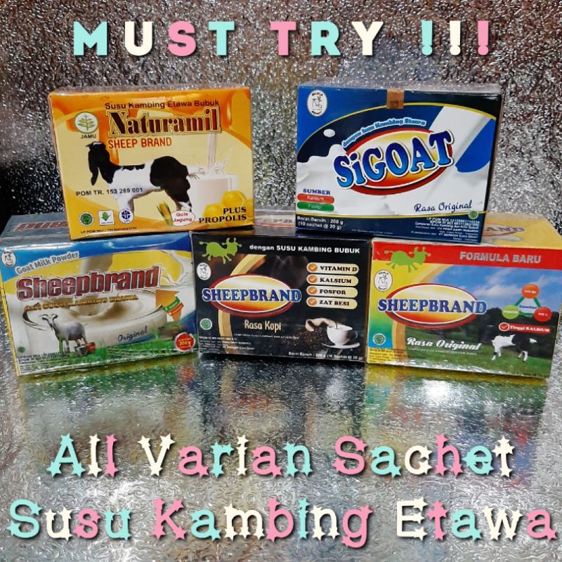 

Paket Hemat 5 All Varian Susu Kambing Etawa KEMASAN Sachet