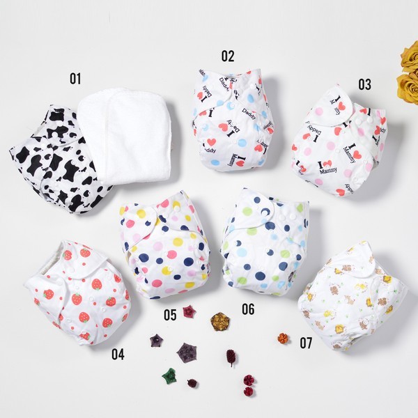 Cloth Diapers Popok Kain Bayi + insert microfiber M129